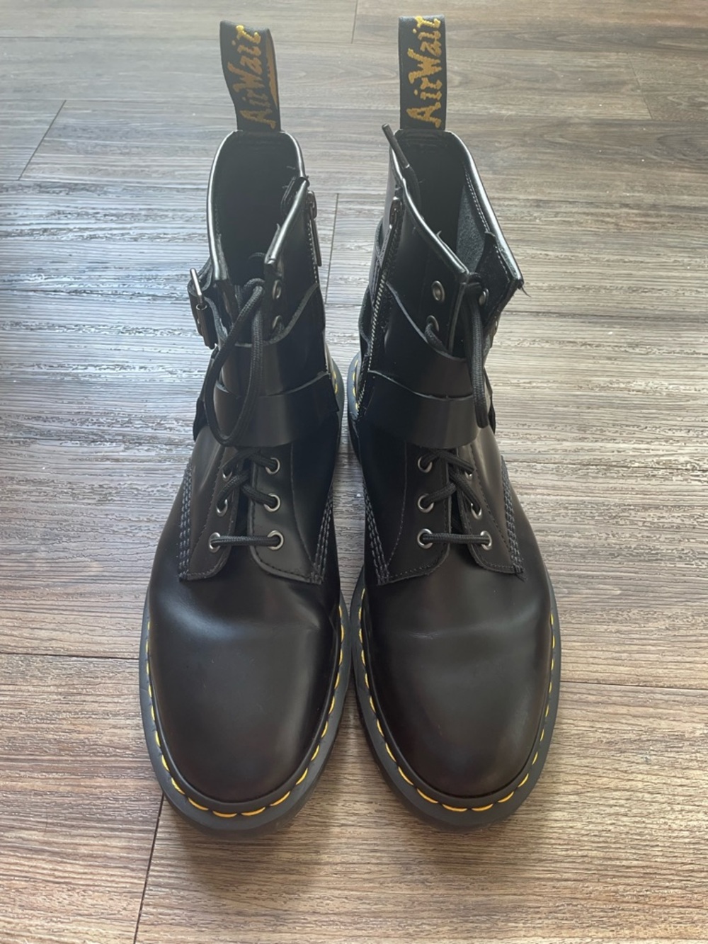 Dr. Martens Black 1460 8-Eye Harness Boots